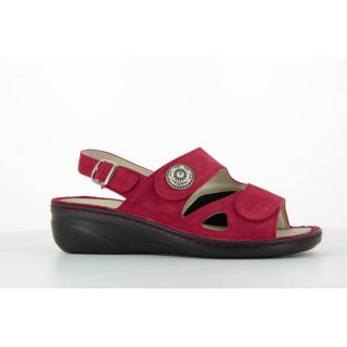 Varomed Isabell 06325 – Sandalette mit Stretch & extra weitem Einstieg