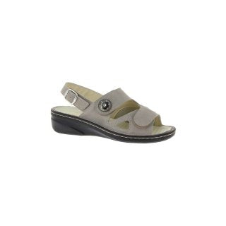 Varomed Isabell 06325 – Sandalette mit Stretch & extra weitem Einstieg