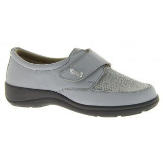 Varomed Tallin 79151 – Damen Klettschuh mit Stretch & Leder