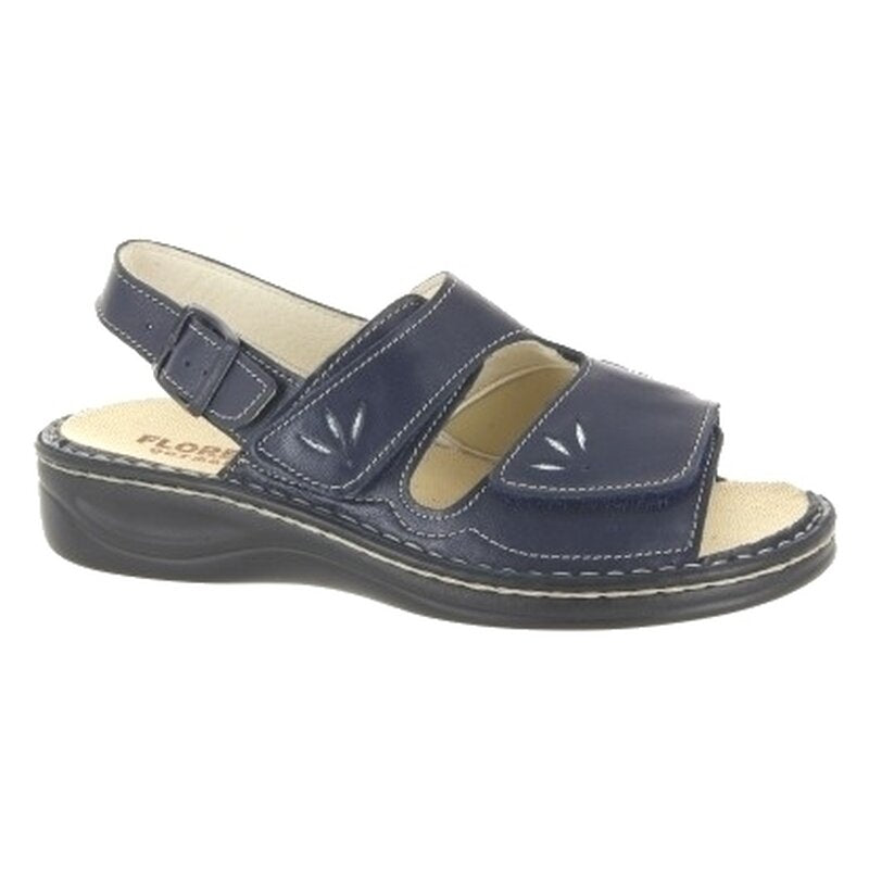 Varomed Damen Sandalette 04325 – weiches Leder & extra weiter Einstieg